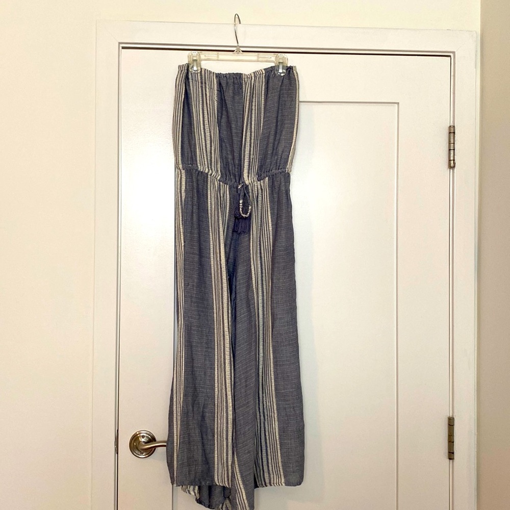 Elan Strapless Cover-Up Jumpsuit